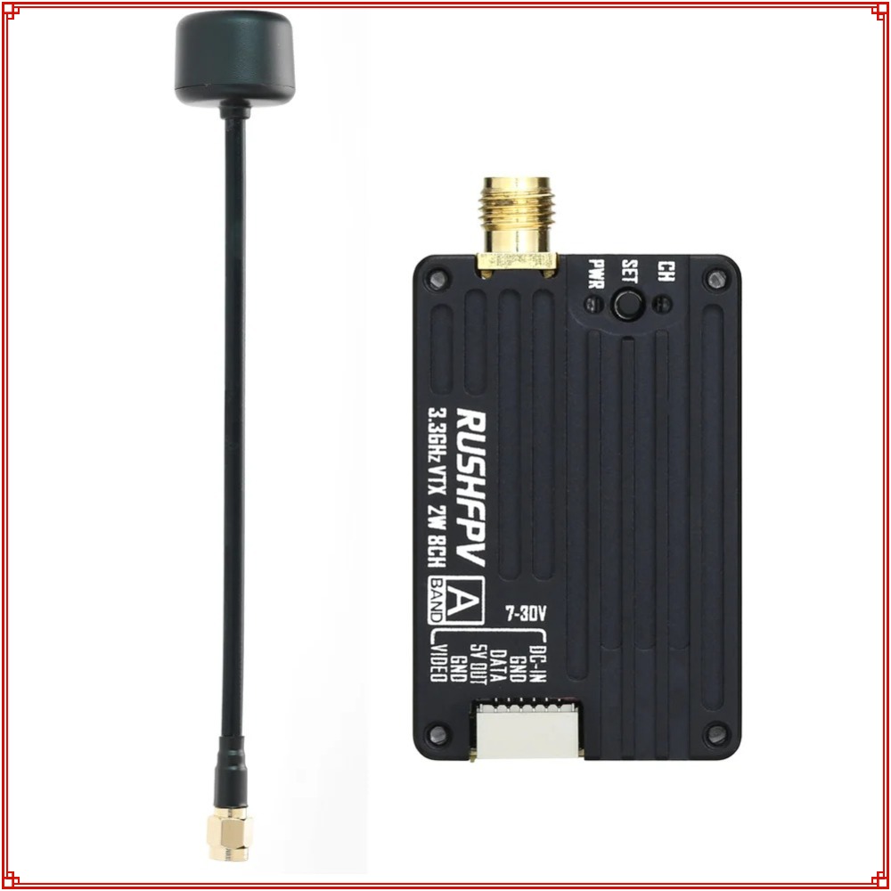 Fpv Drone Vtx - Nuovo Trasmettitore RUSHFPV 3.3G 2W VTX