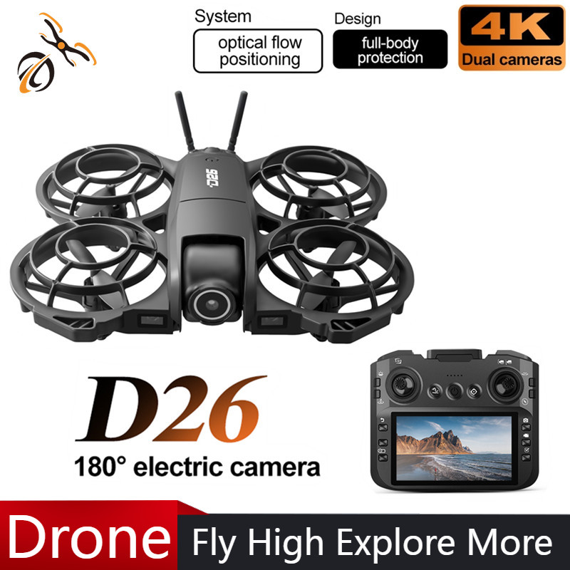 Fpv Drone Charger - Drone D26 4K HD Aereo 180°
