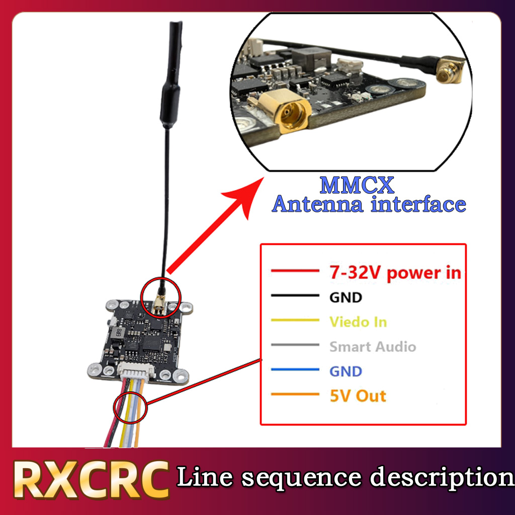 Modulo RXCRC 5.8G 48CH 1.6W VT - Fpv Drone Vtx recensione e prezzo